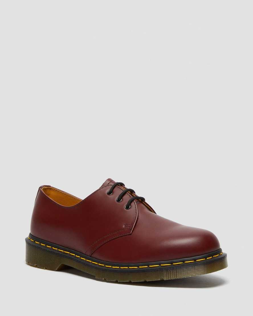 Dr. Martens 1461 Smooth Deri Kadın Oxford Ayakkabı - Ayakkabı Kırmızı |IHLSG9560|